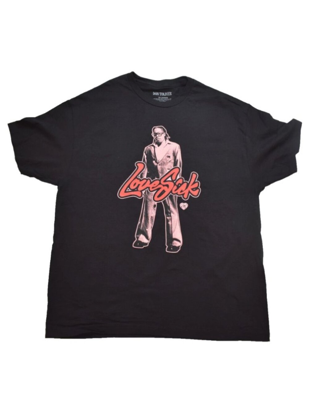 Don Toliver Mens Love Sick Spring Tour 2023 Official Merch Black Shirt New XL